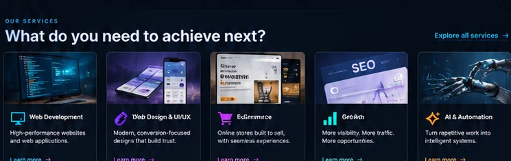 ScrollCraft Web Design & UI/UX concept visual
